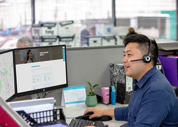 1 hour Courier dispatch operator.