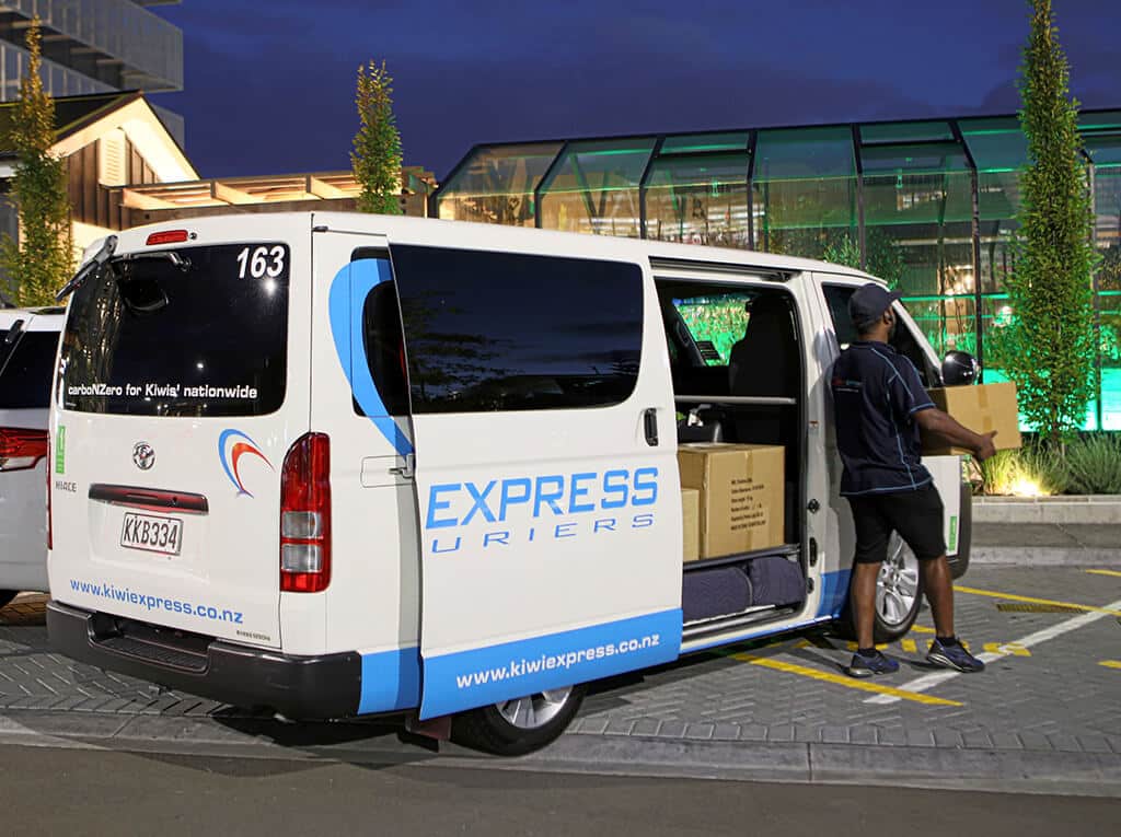 Overnight courier service.