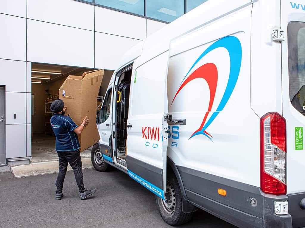 Oversized courier delivery service.
